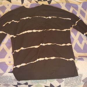 Black striped shirt womens